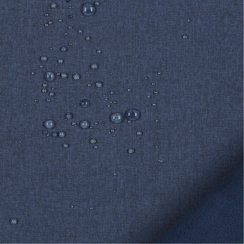Softshell uni meliert blau