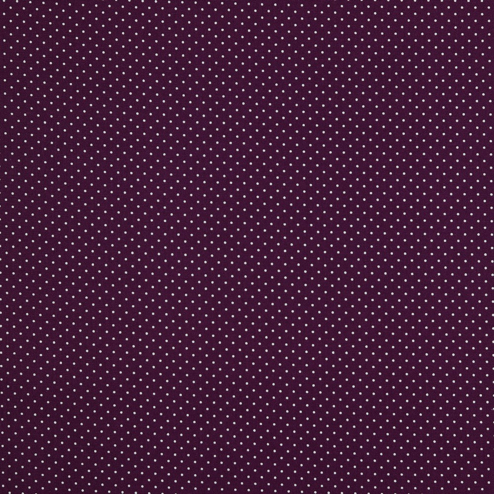 Popeline feine Punkte purple