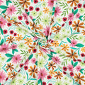 Jersey Blumen bunt