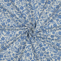 Jersey Blumen blau