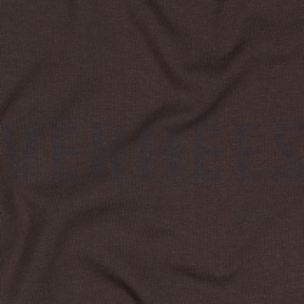 Jersey GOTS uni dark braun (021)