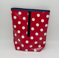 Lunchbag Punkte rot/Bikinibag