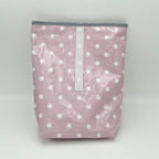 Lunchbag Sterne lila/Bikinibag
