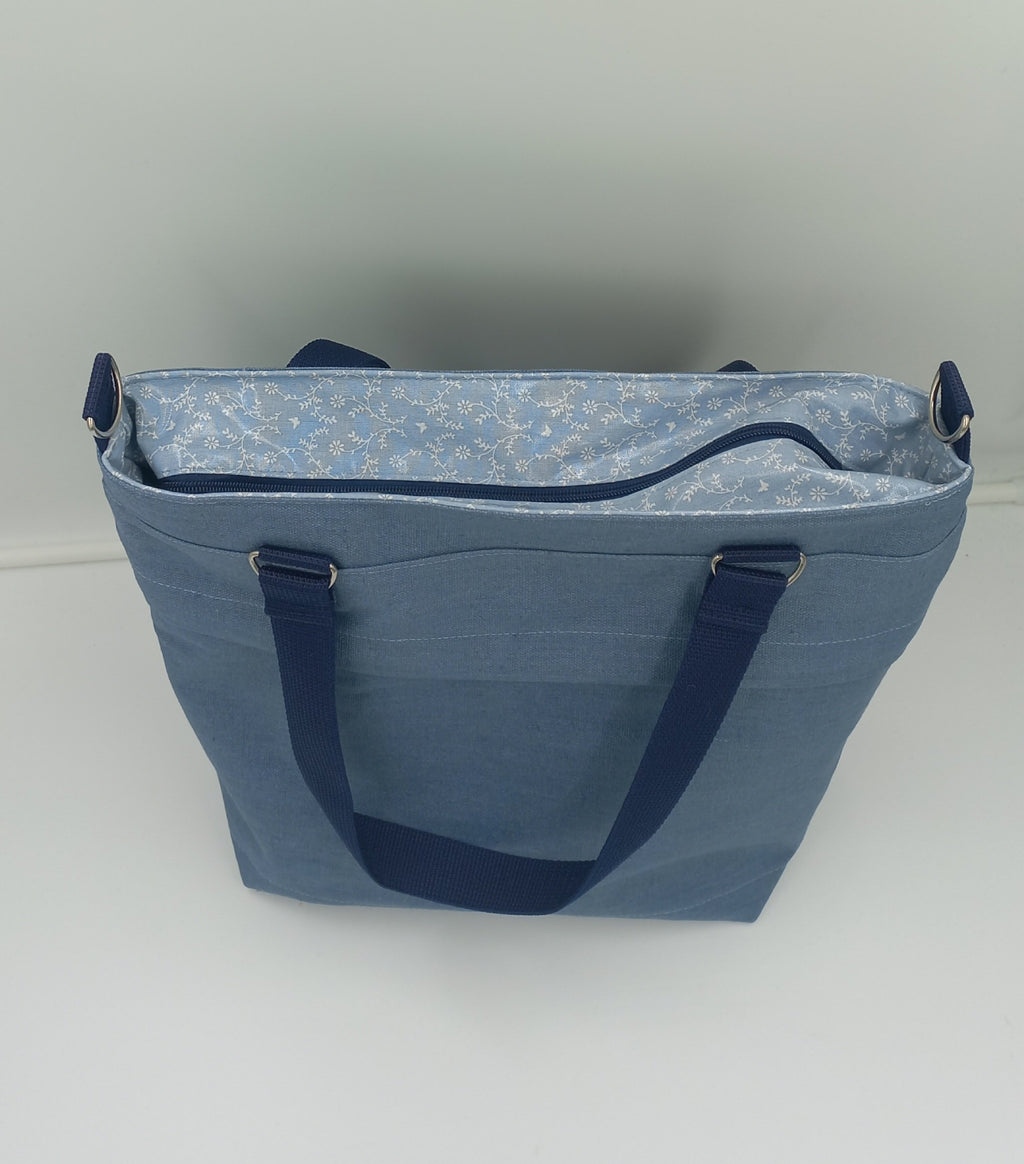 Multibag 3in1 basic denim blue