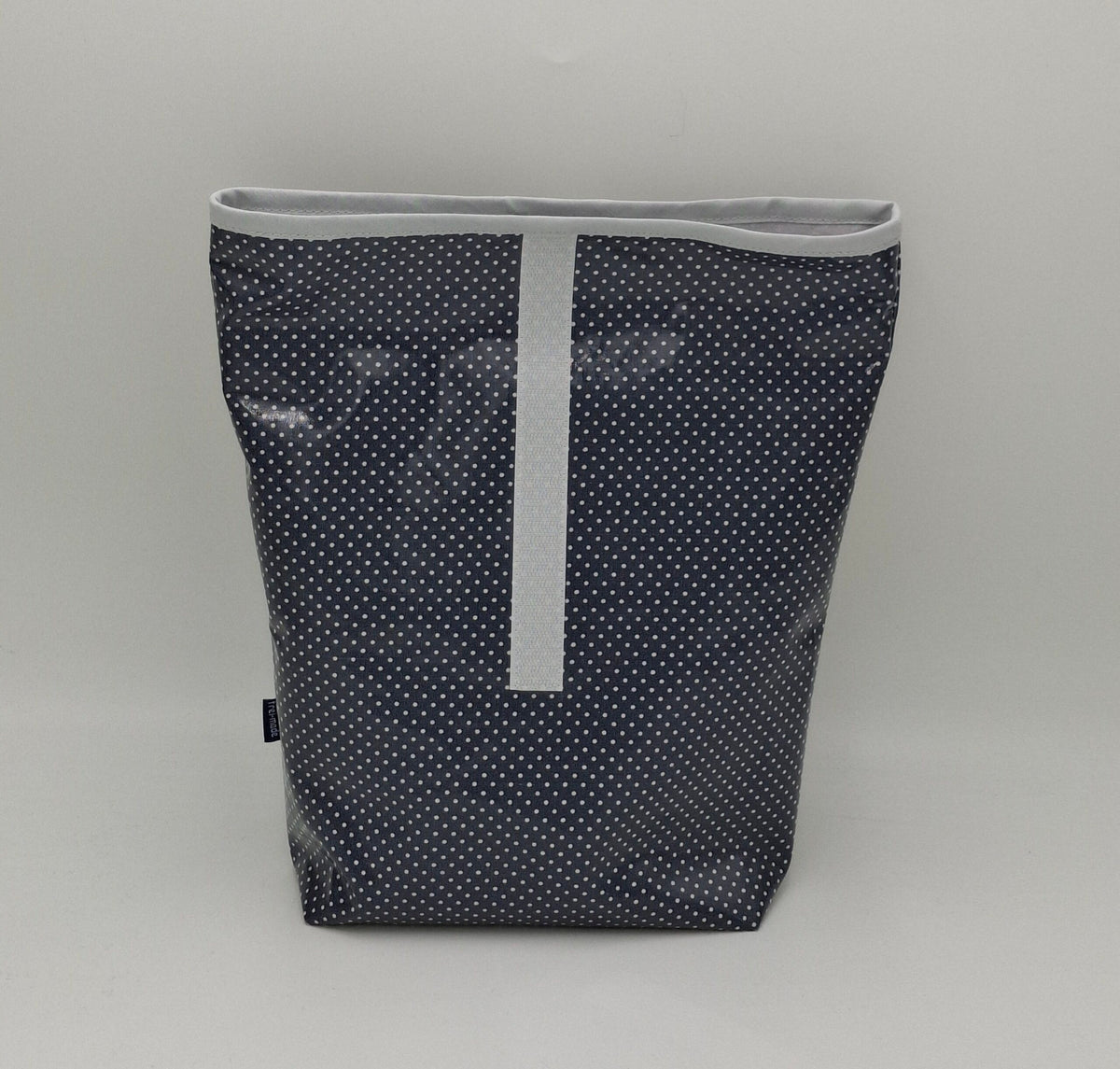Lunchbag Punkte dunkelblau