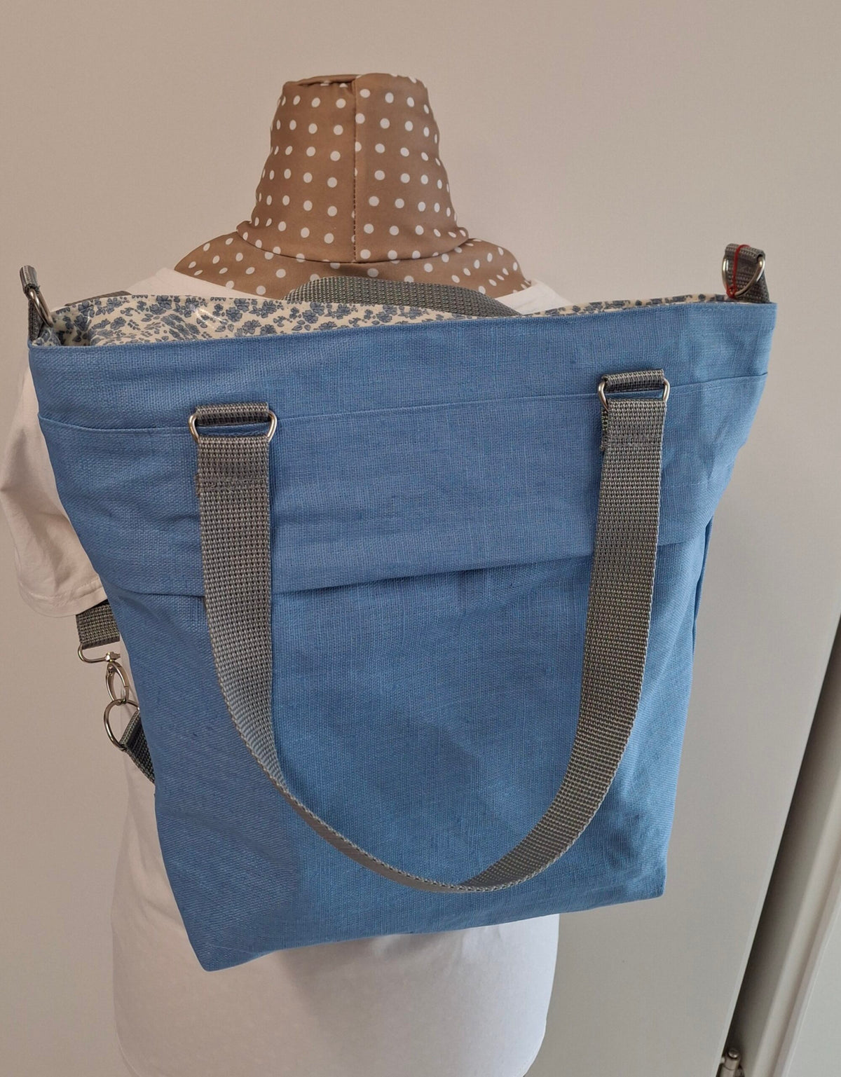 Multibag 3in1 French Terry blue