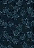 French Terry Pusteblume blau