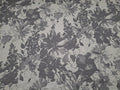 French Terry meliert Blumen grau