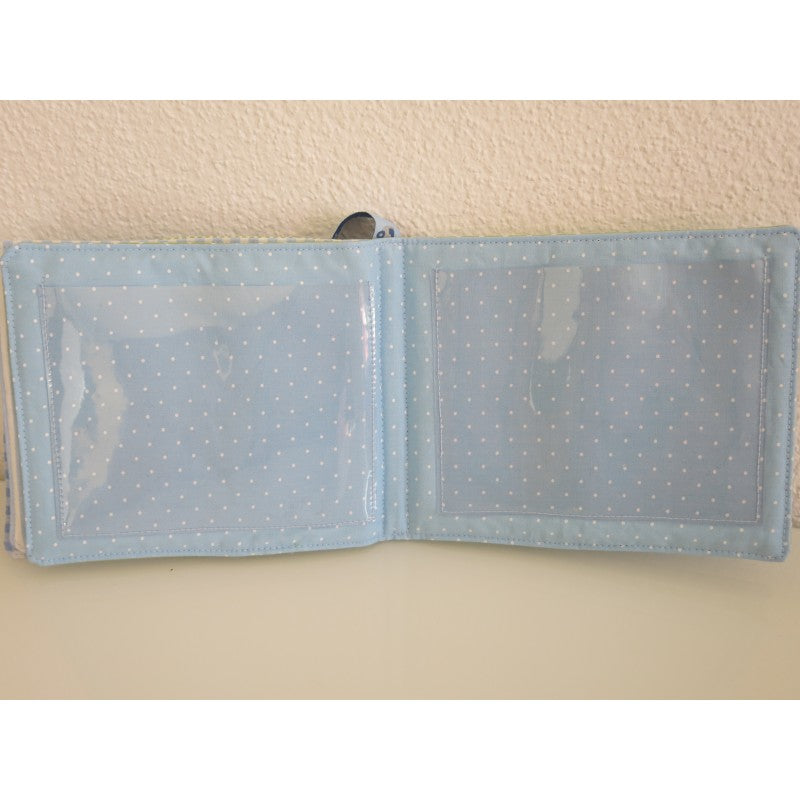 Fotoalbum Betonmischer blau-grün