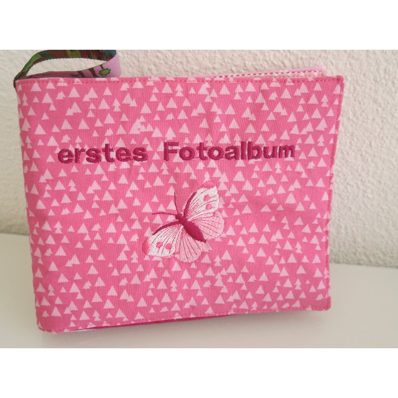 Fotoalbum Schmetterling pink