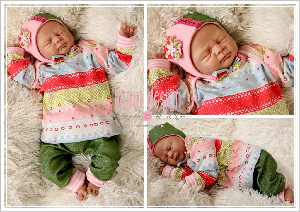 Papierschnittmuster  Babyset