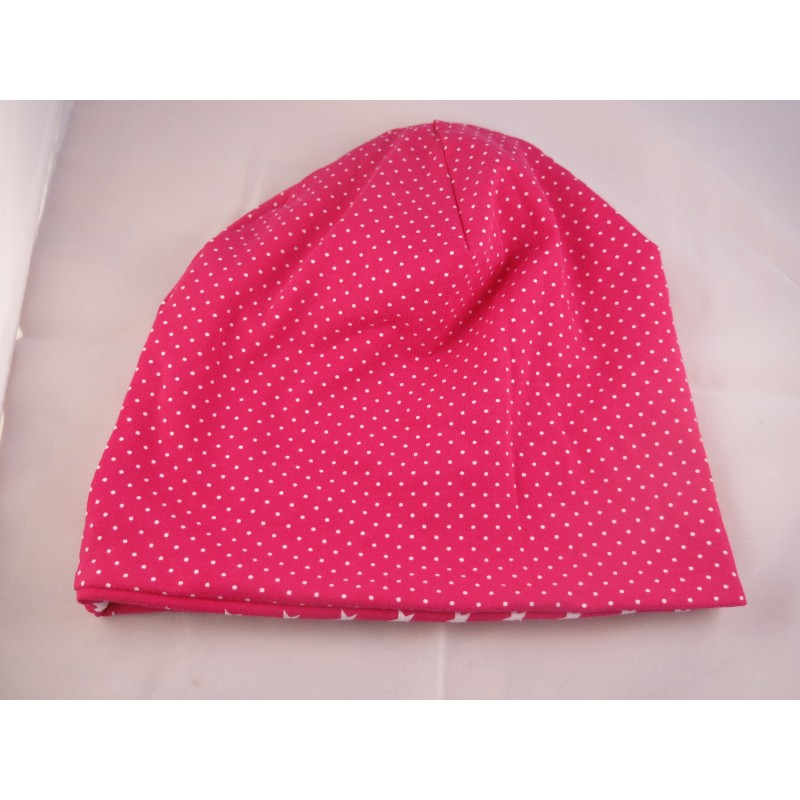 Mütze Sterne/Punkte pink