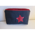 Necessaire dunkelblau mit Stern