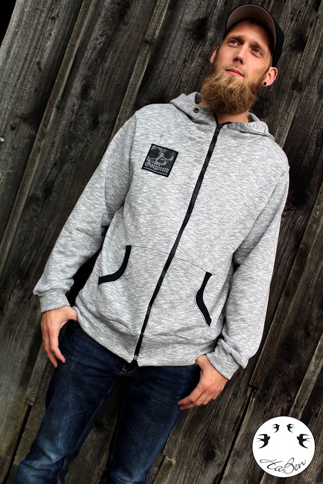 Papierschnittmuster Sweatjacke Herren