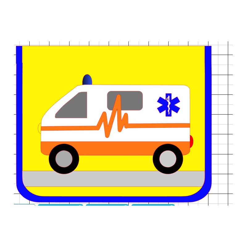 Kindergartentasche Krankenwagen
