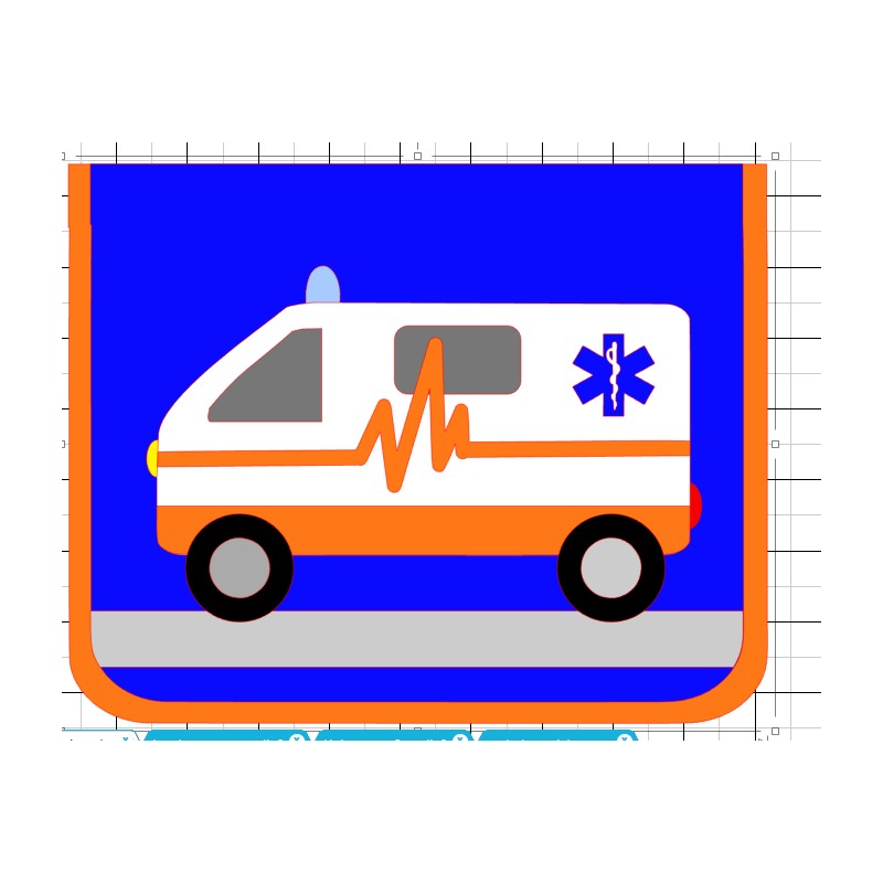 Kindergartentasche Krankenwagen