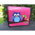Kindergartentasche Eule pink