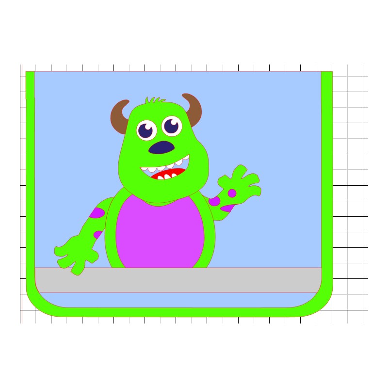 Kindergartentasche Monster