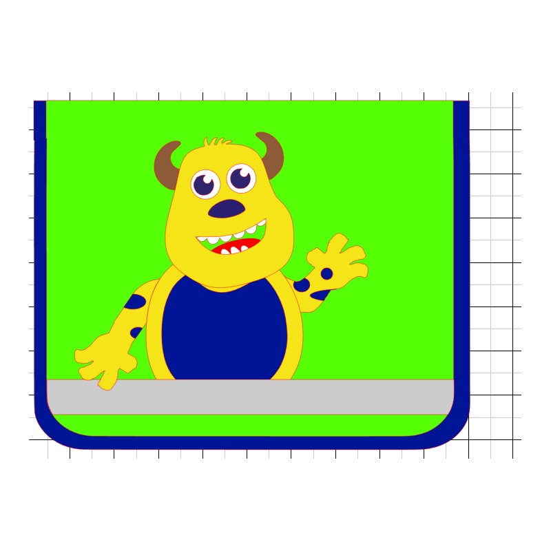 Kindergartentasche Monster