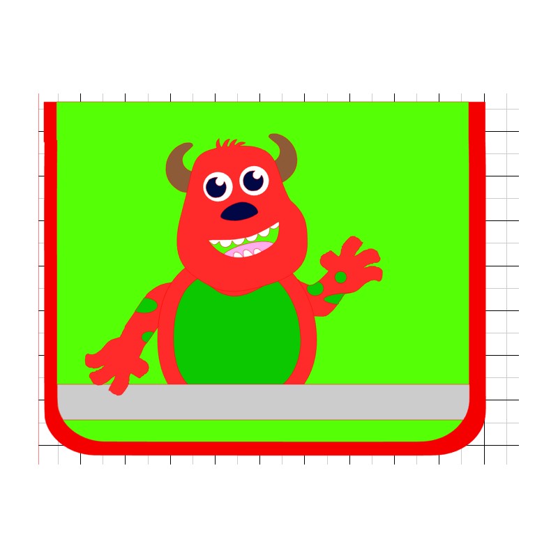 Kindergartentasche Monster