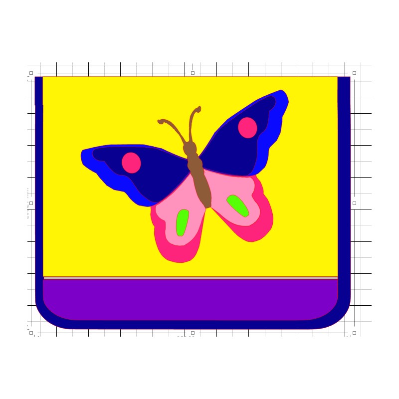 Kindergartentasche Schmetterling