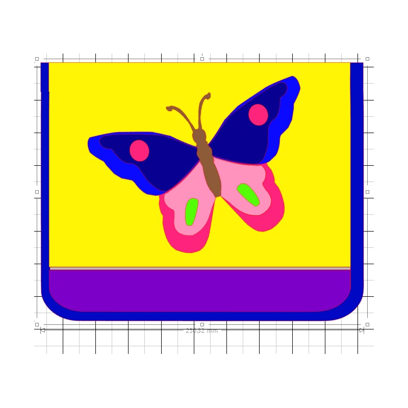 Kindergartentasche Schmetterling