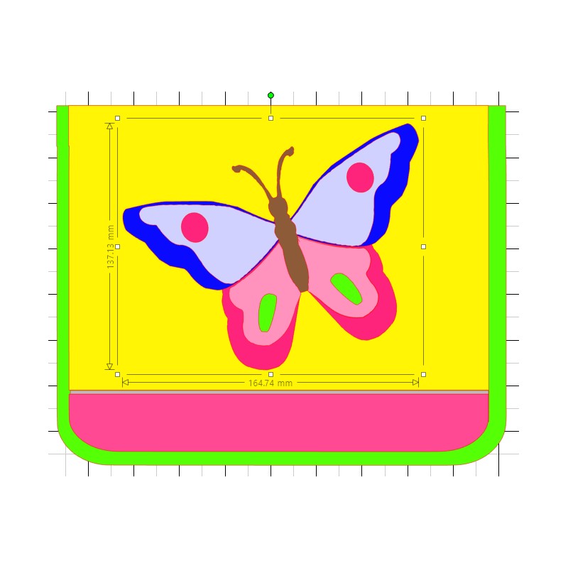 Kindergartentasche Schmetterling