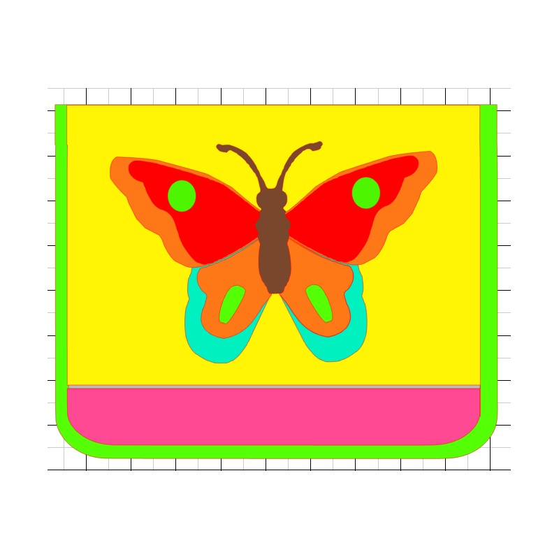 Kindergartentasche Schmetterling