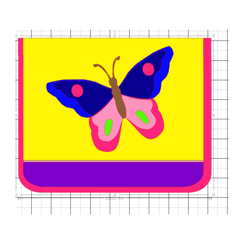 Kindergartentasche Schmetterling