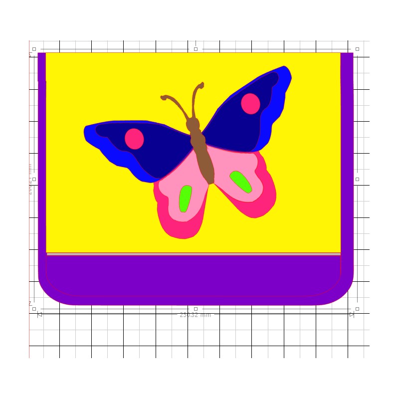 Kindergartentasche Schmetterling