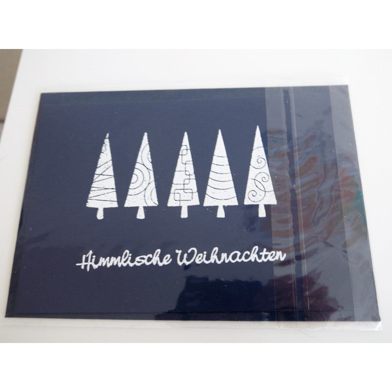 Weihnachtskarte Bäume