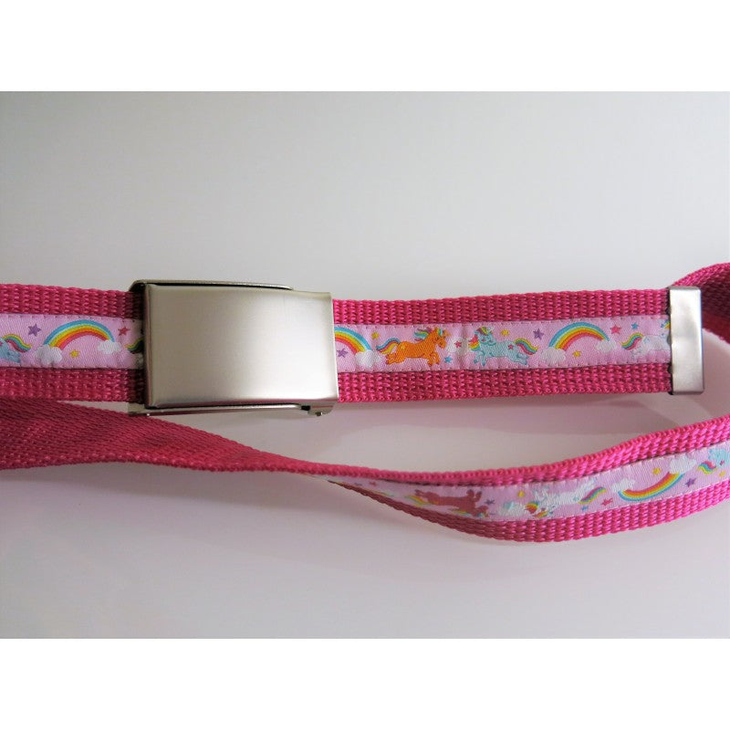 Kindergürtel Einhorn pink