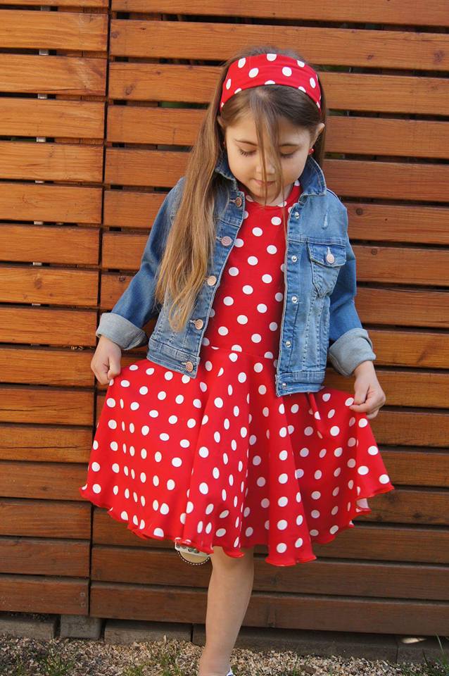 Papierschnittmuster Kleid Mary Lou Kinder