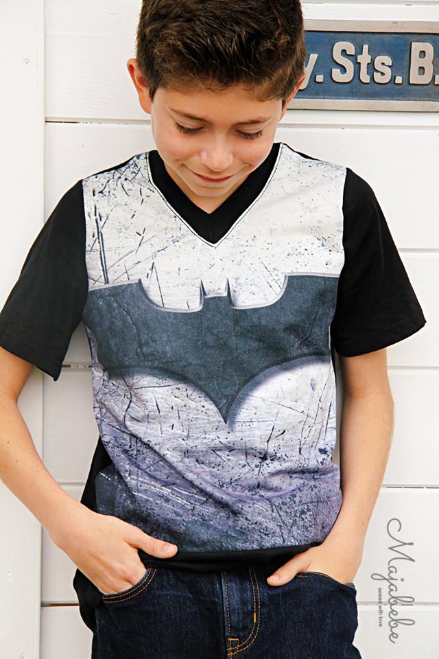 Papierschnittmuster Basicshirt Kinder
