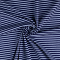 Jersey Streifen blau hellblau