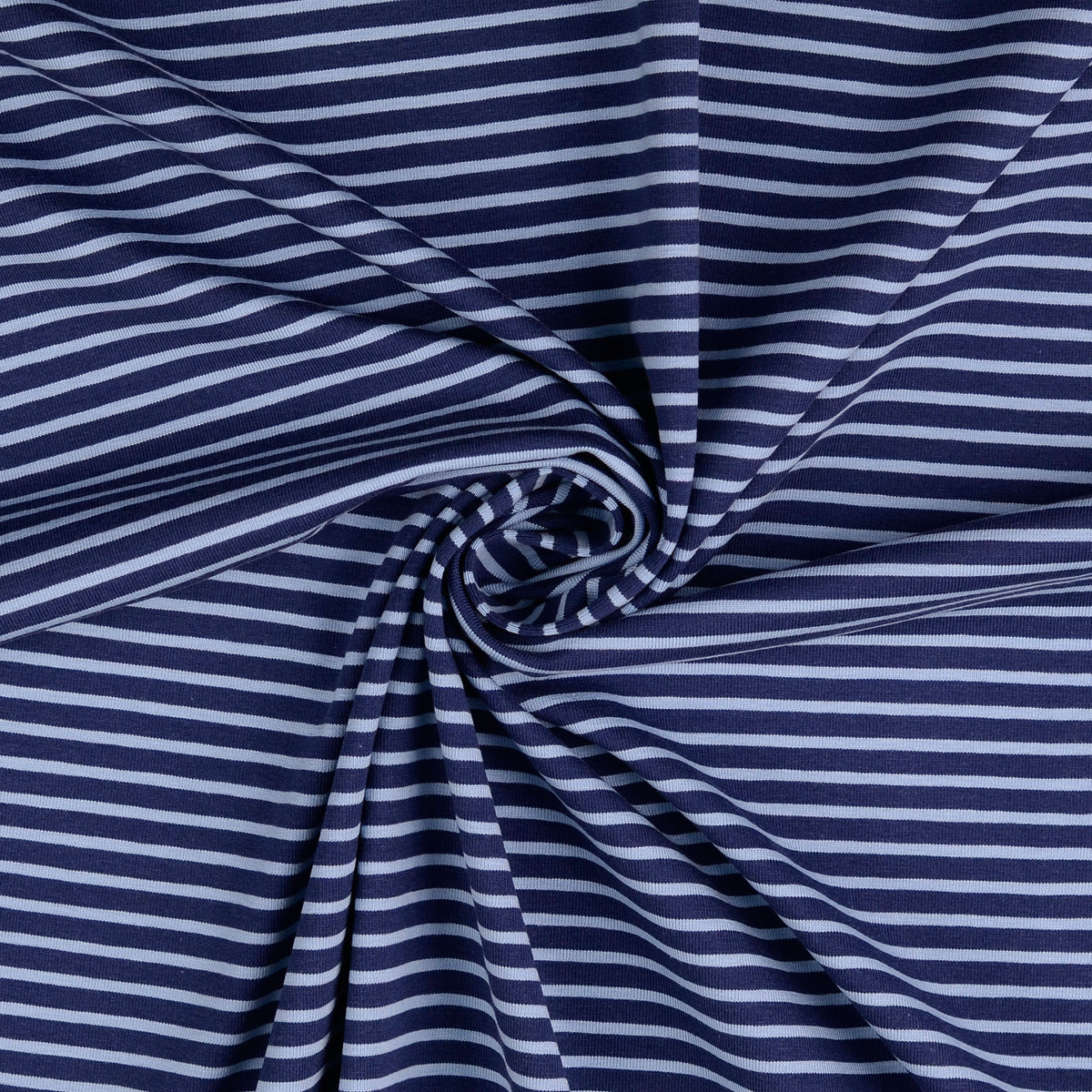 Jersey Streifen blau hellblau