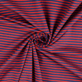 Jersey Streifen marine - rot