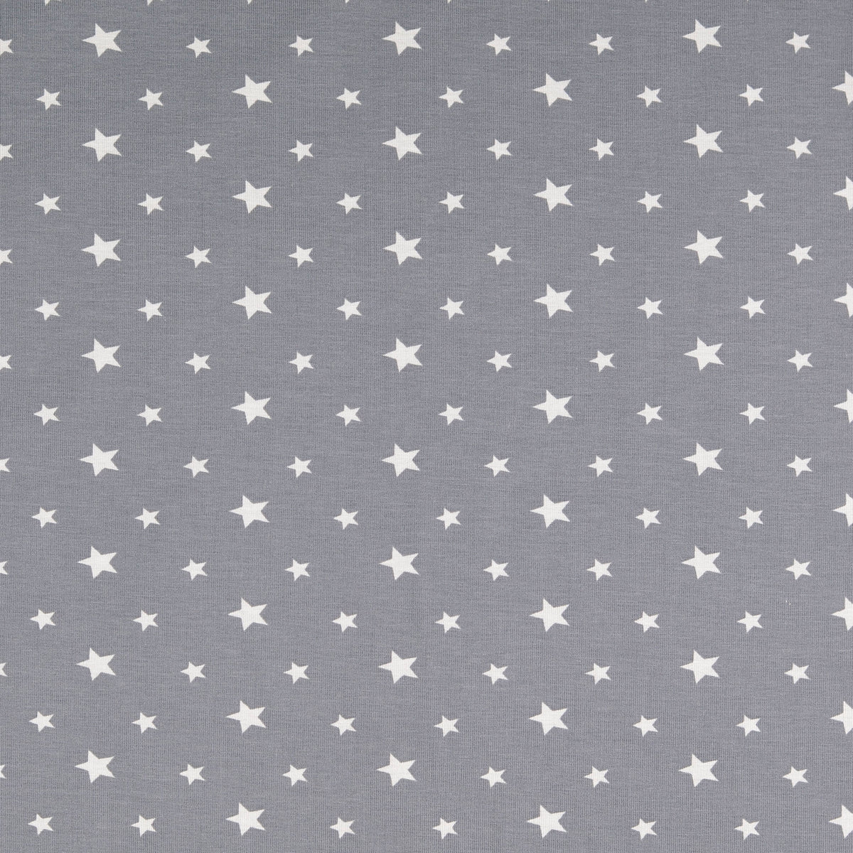 Jersey Sterne mix grau
