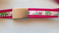 Kindergürtel Eulen pink