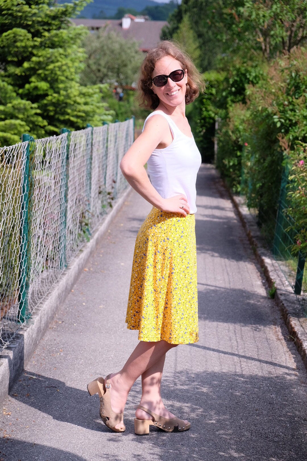 Papierschnittmuster No.66 A-Linien-Rock "Alba"