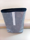 Lunchbag Dottie Dots dusty blue
