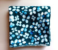 Nuschi 60x60cm - kleine Blumen blau