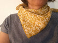 Nuschi 60x60cm - Efeuranken ocker