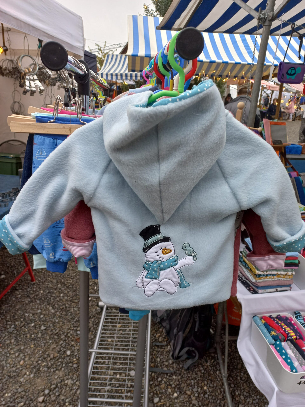 Jacke Gr. 74 hellgrün - Schneemann