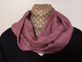 Musselin Wickelschal Jeansdruck brombeere