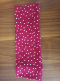 Stirnband verspielte Punkte cherry