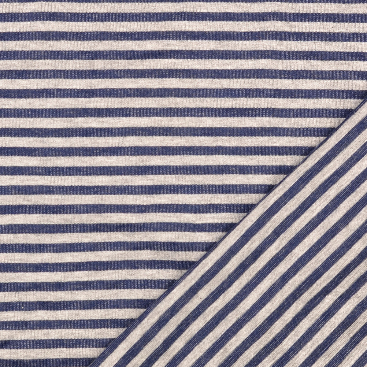 Jersey Jeansoptik Streifen