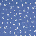 Double Gauze Blümchen blau