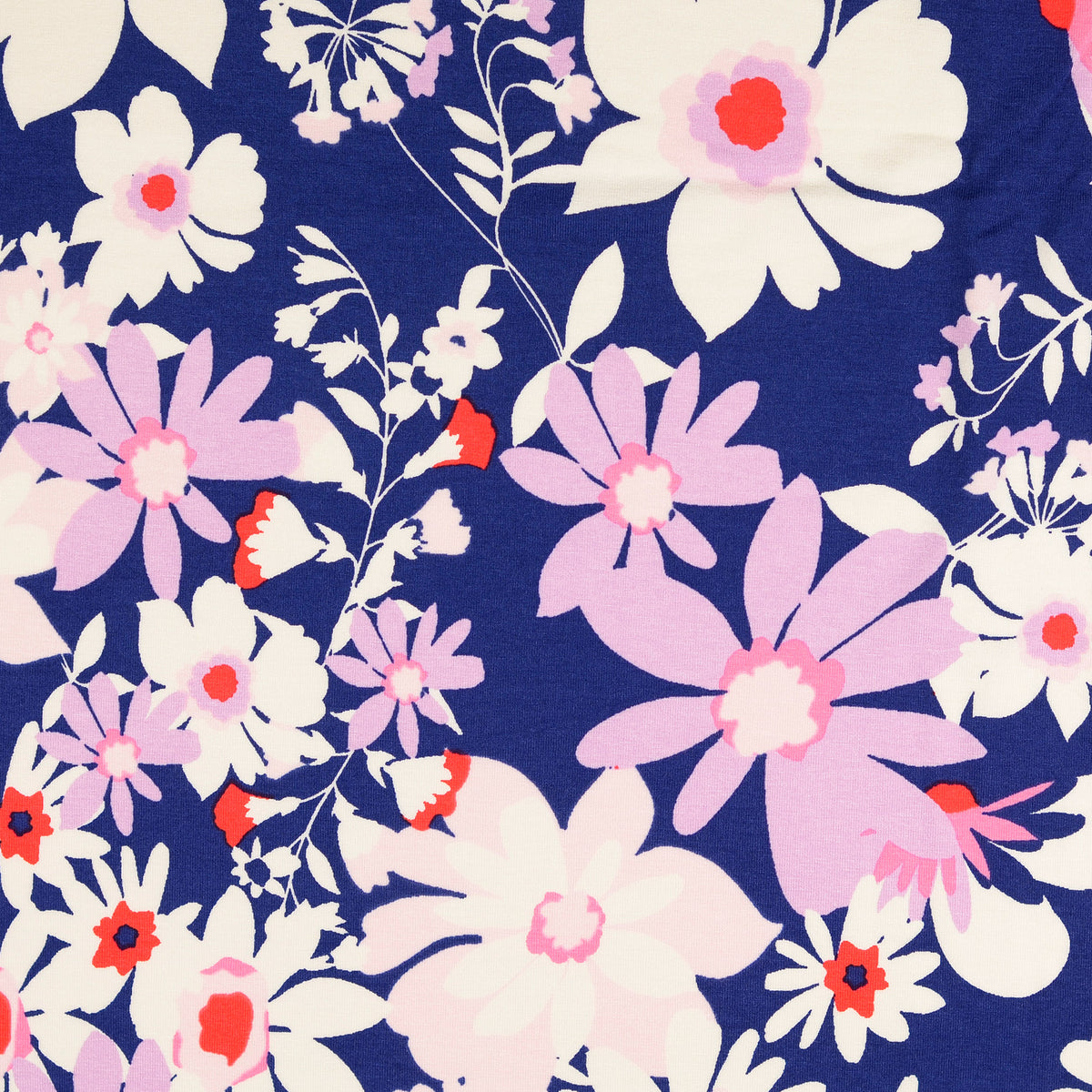 Viskosejersey Blumen