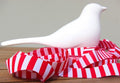 Webband Ringel weiss-rot